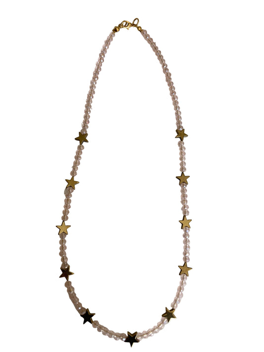 Collar pink Estrellas