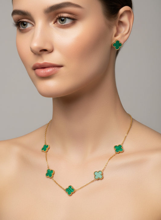 Green arete y collar