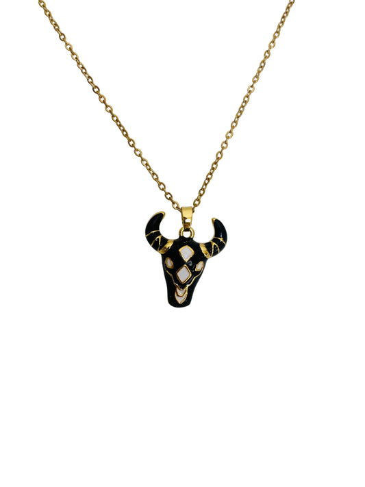 Collar toro negro